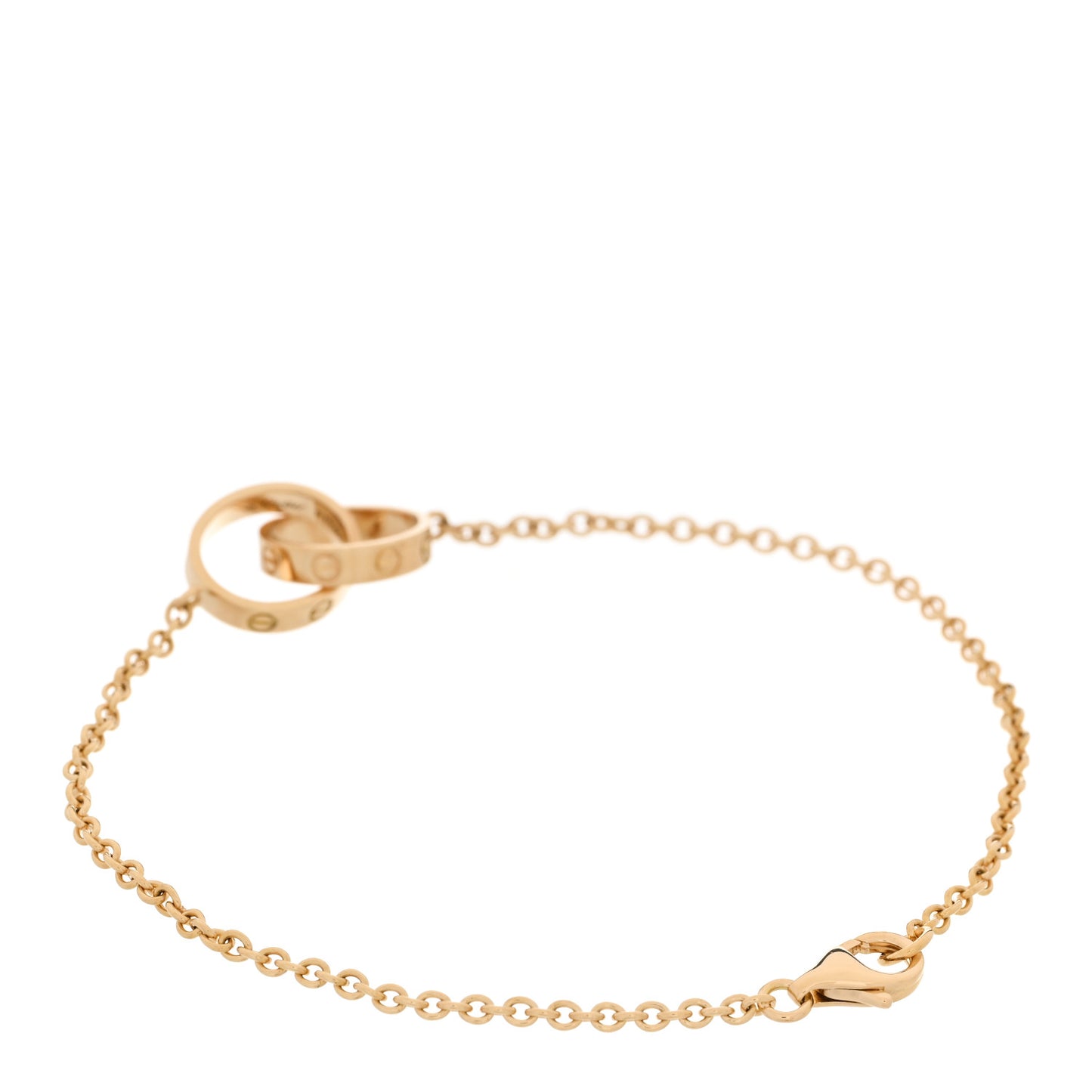 18K Yellow Gold Interlocking LOVE Bracelet