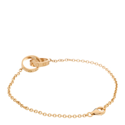 Cartier 18K Yellow Gold Interlocking LOVE Bracelet 2 of 4