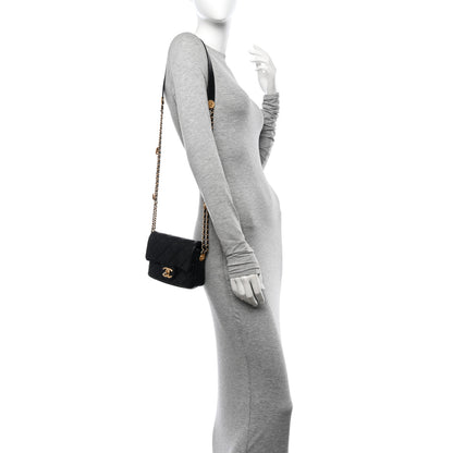 Chanel Caviar Quilted Mini Twist Your Buttons Flap Black 2 of 11