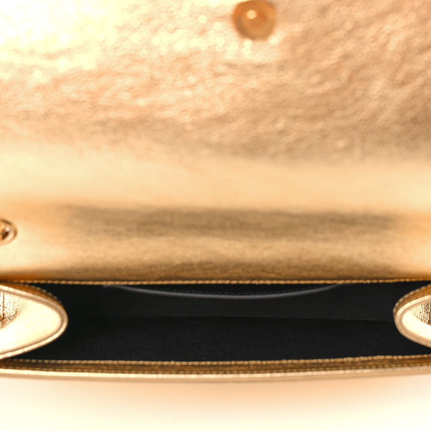 Metallic Calfskin Medium Classic Monogram Kate Tassel Satchel Gold