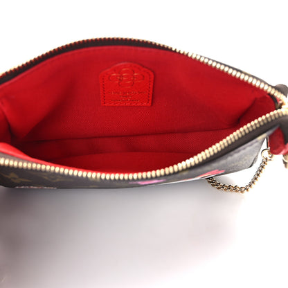 Louis Vuitton Monogram 2024 Christmas Animation Candy Factory Mini Pochette Accessories Candy Red 5 of 10