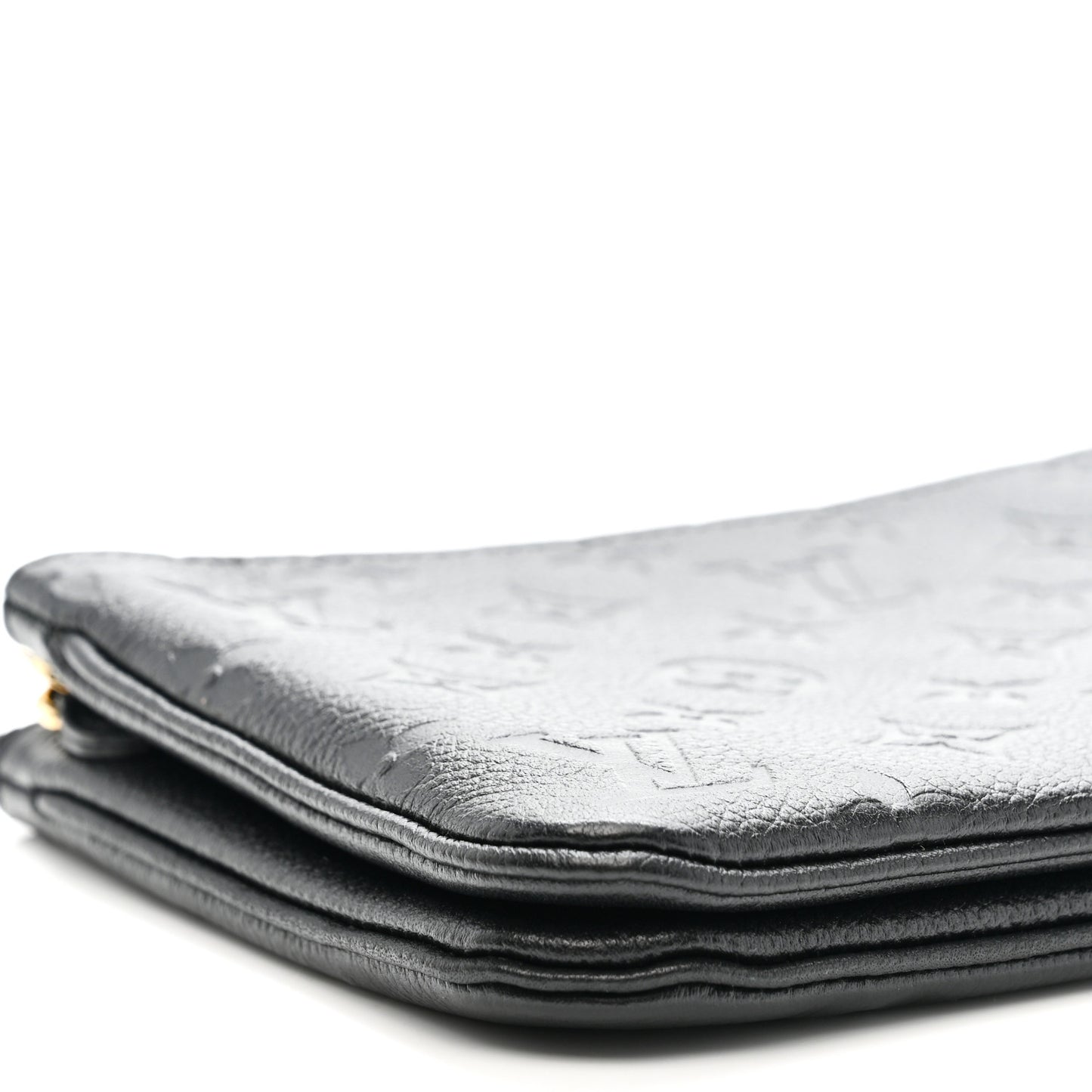 Empreinte Double Zip Pochette Black
