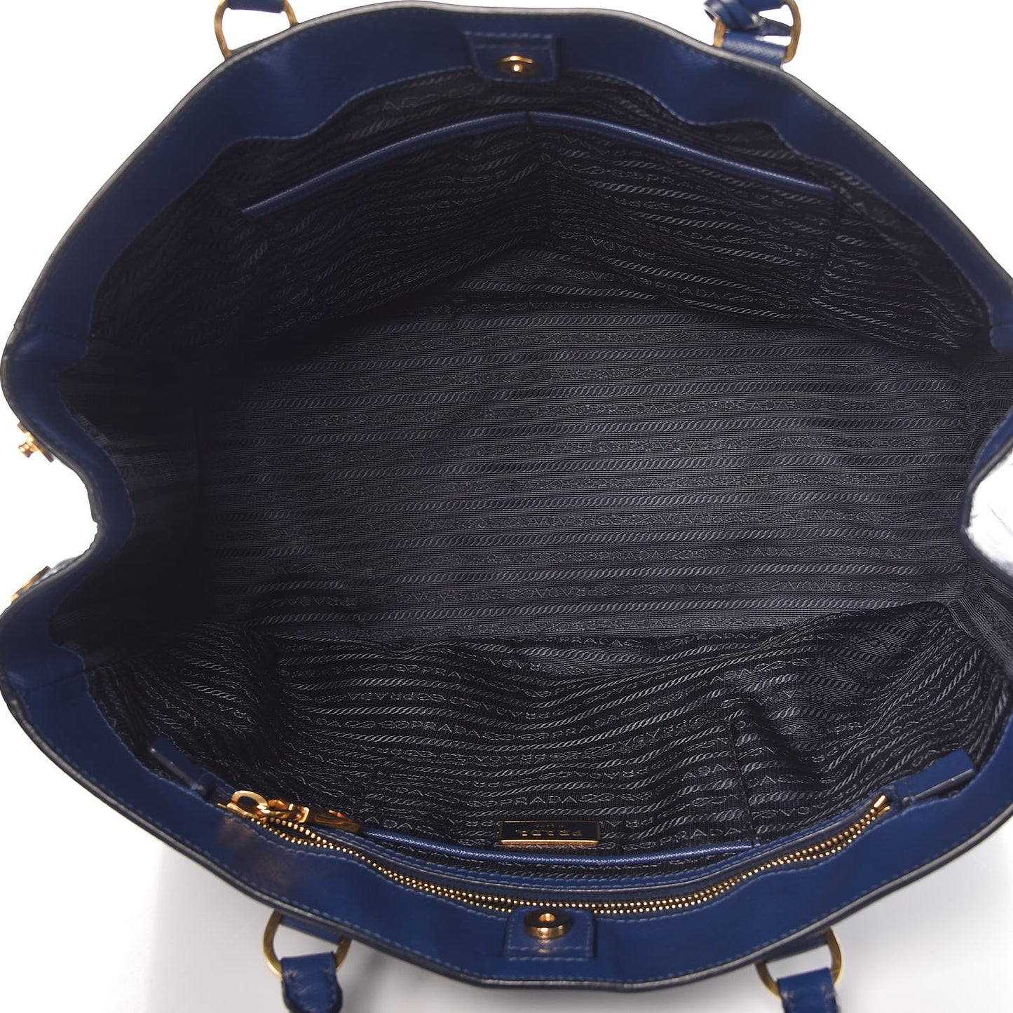 Saffiano Lux Large Tote Bluette