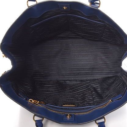 Prada Saffiano Lux Large Tote Bluette 5 of 13
