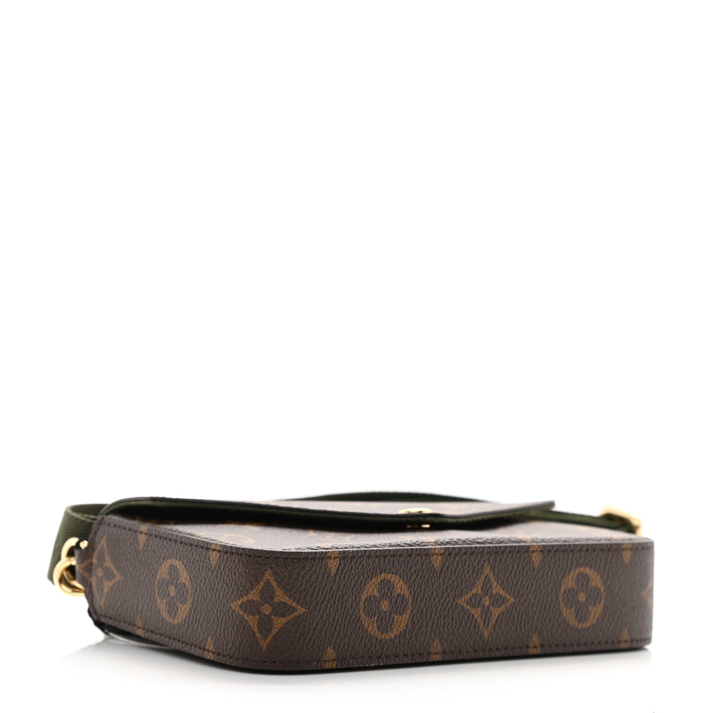 Monogram Felicie Strap & Go Kaki