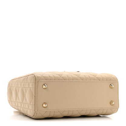 Christian Dior Lambskin Cannage Small My ABCDior Lady Dior Corda 4 of 11