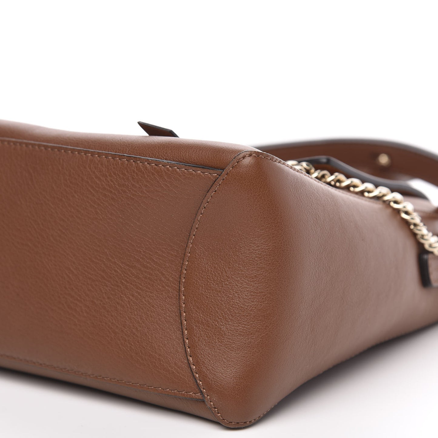 Calfskin Small Faye Day Shoulder Bag Tan