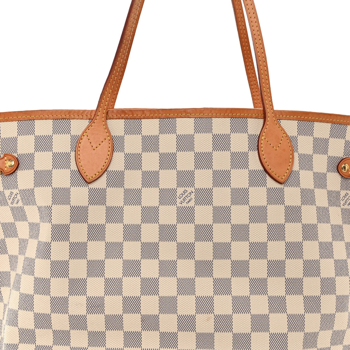 Damier Azur Neo Neverfull MM Rose Ballerine