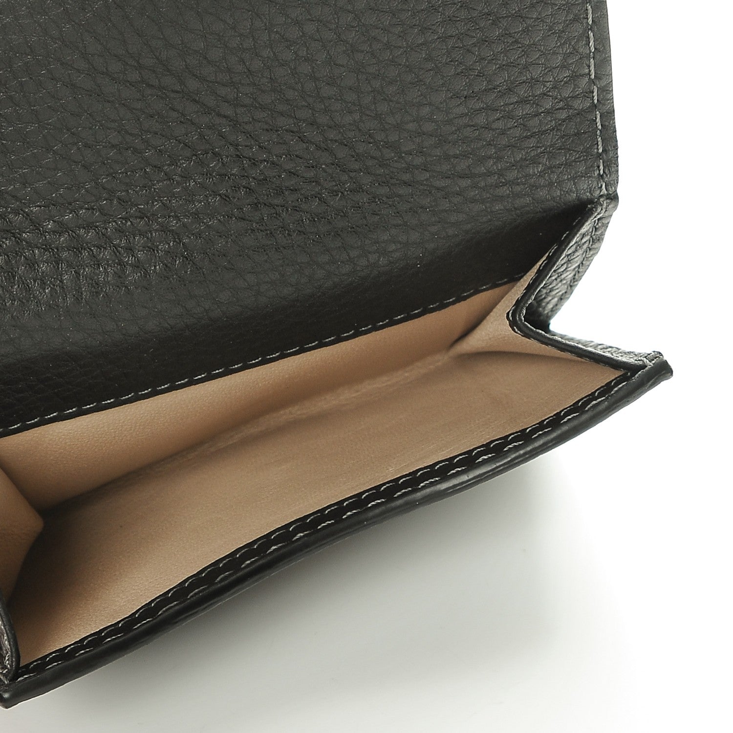 Chloe Grained Calfskin Marcie Square Wallet Black 5 of 10
