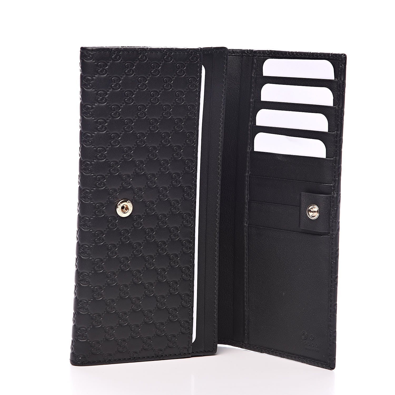 Gucci Soft Microguccissima Continental Wallet Black 5 of 9