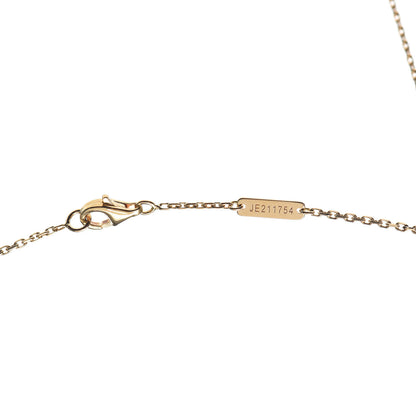 Van Cleef & Arpels 18K Yellow Gold Mother of Pearl Vintage Alhambra Pendant Necklace 4 of 5