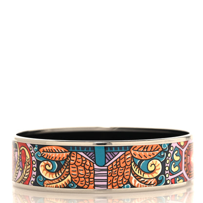 Hermes Enamel Printed Wide Bracelet 70 3 of 5