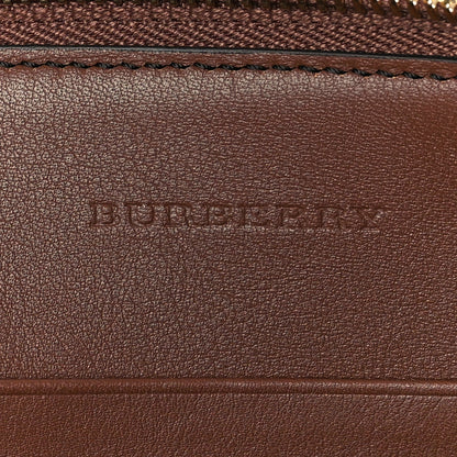 Burberry House Check Derby Peyton Crossbody Clutch Bag Tan 6 of 8