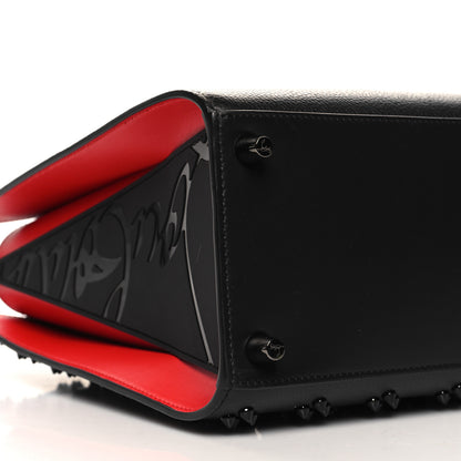 Christian Louboutin Calfskin Spikes Loubinthesky Medium Paloma Black 9 of 10