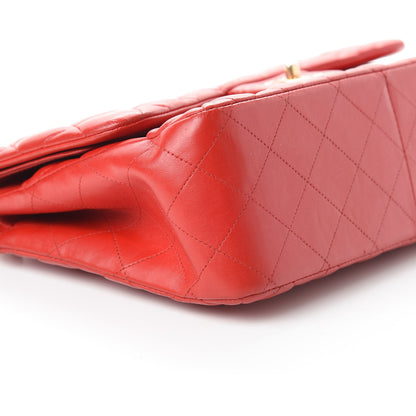 Chanel Lambskin Quilted Jumbo Double Flap Red 7 of 12
