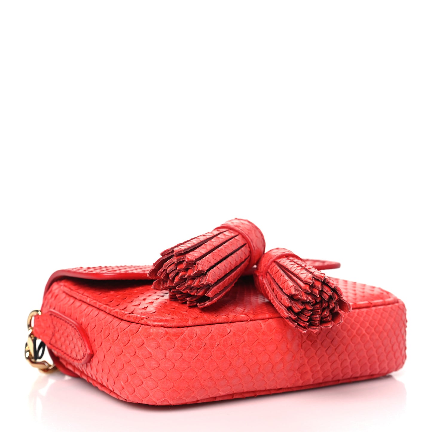 Python London Mini Berkeley Crossbody Bag Cadmium Red