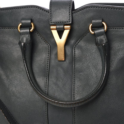 Saint Laurent Sheepskin Small Cabas ChYc Dark Green 13 of 19