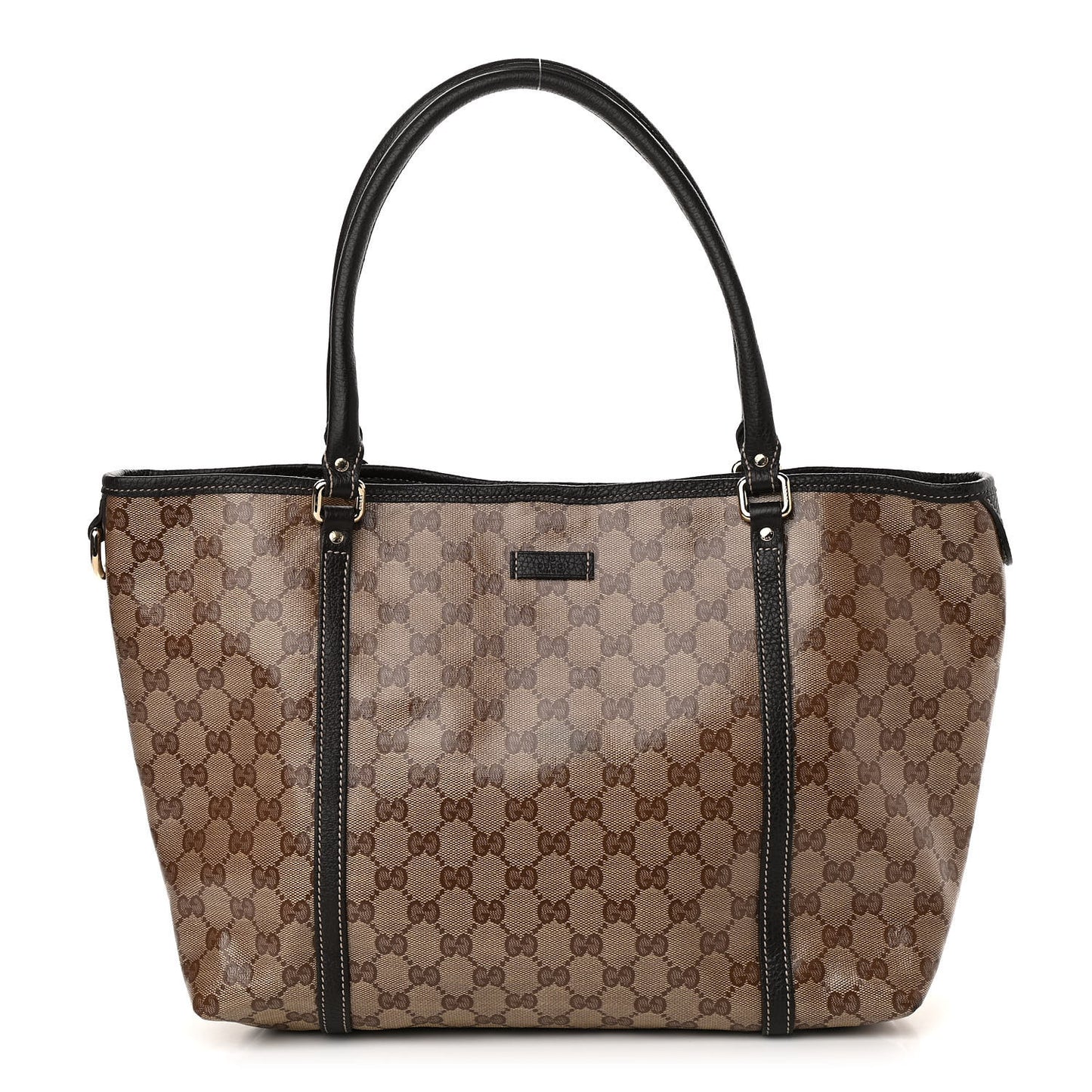 Crystal Monogram Medium Joy Tote Beige Ebony Testa di Moro