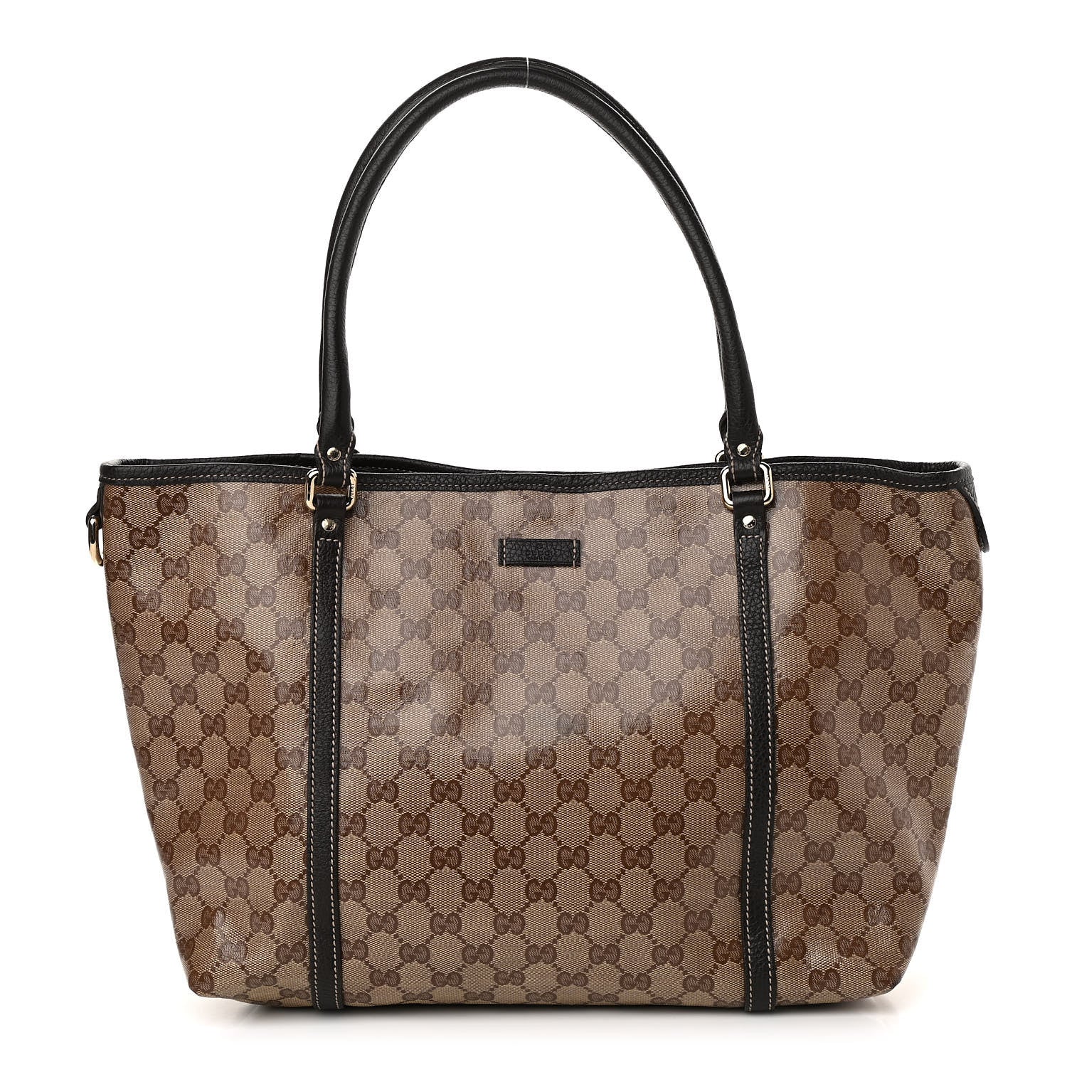Gucci Crystal Monogram Medium Joy Tote Beige Ebony Testa di Moro 1 of 15