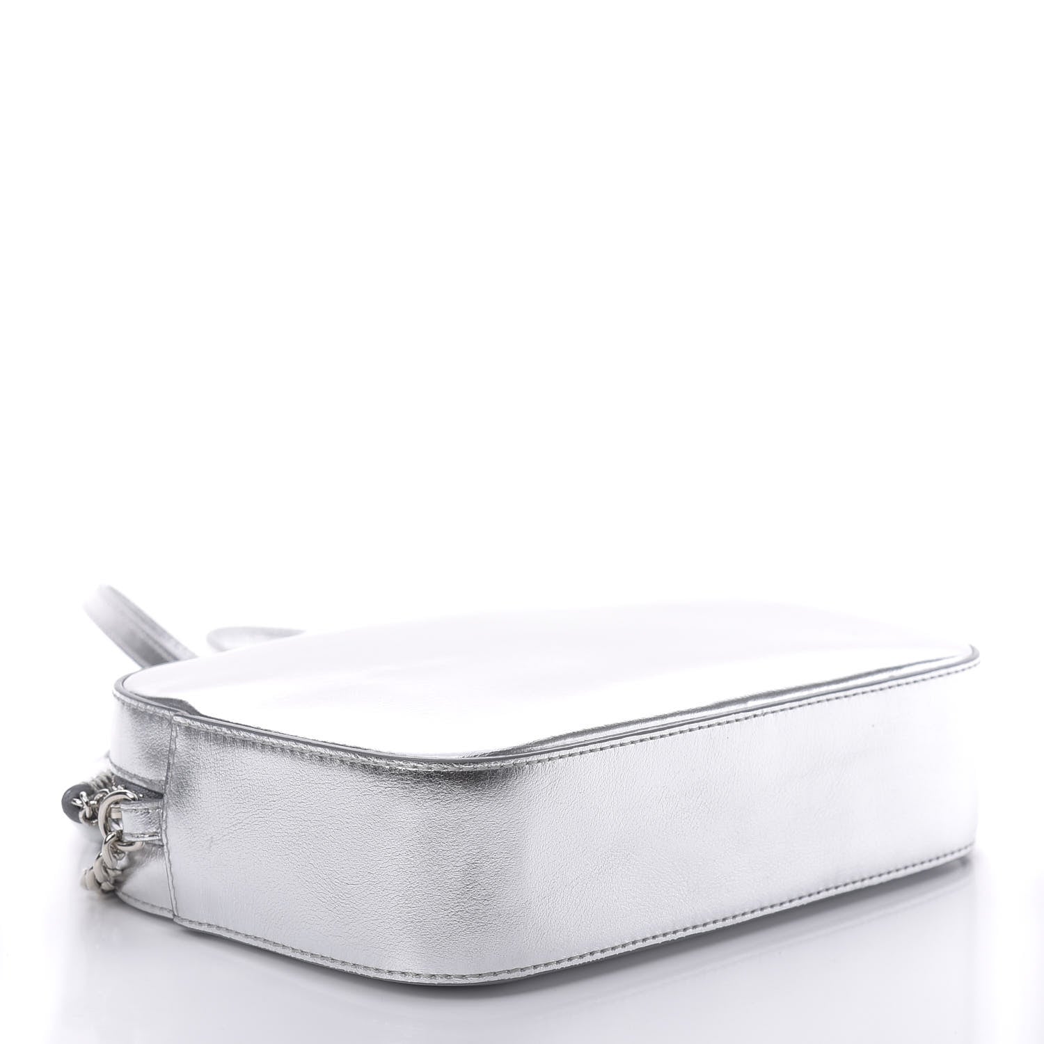 Jimmy Choo Metallic Calfskin Athini Camera Bag Silver 4 of 10