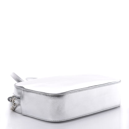 Jimmy Choo Metallic Calfskin Athini Camera Bag Silver 4 of 10