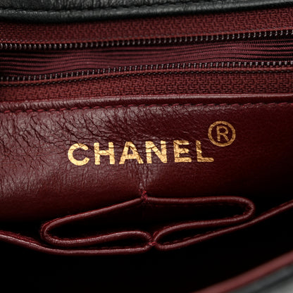 Chanel Lambskin Quilted Mini Square Flap Bag Black 5 of 10