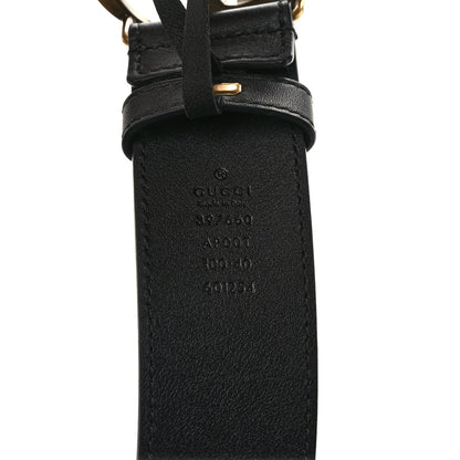 Gucci Calfskin Double G 40mm Belt 100 40 Black 3 of 5