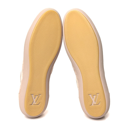 Louis Vuitton Nubuck Embossed Monogram Popincourt Sneakers 39 Pink 5 of 7