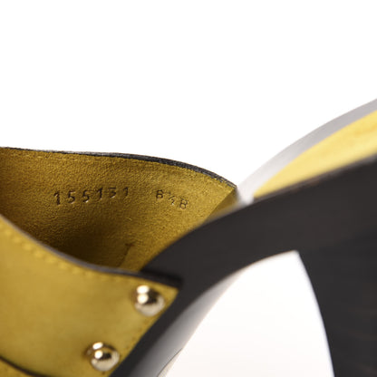 Gucci Suede Icon Bit Clog Slide Sandals 8.5 Citrus 8 of 11