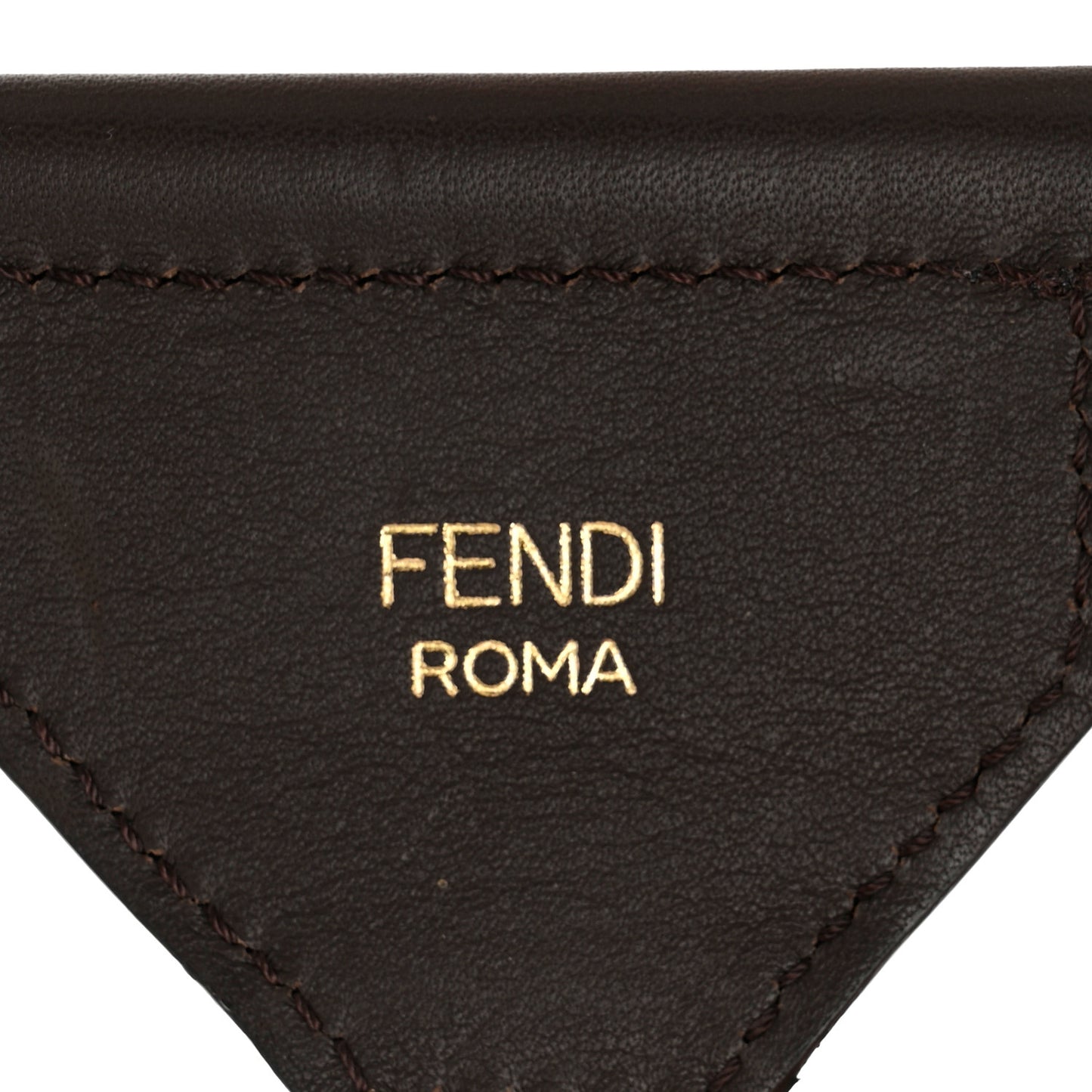 Ribbon Vitello Century FF 1974 Embroidered Adjustable Strap You Fango Rosa Confetto Chocolate