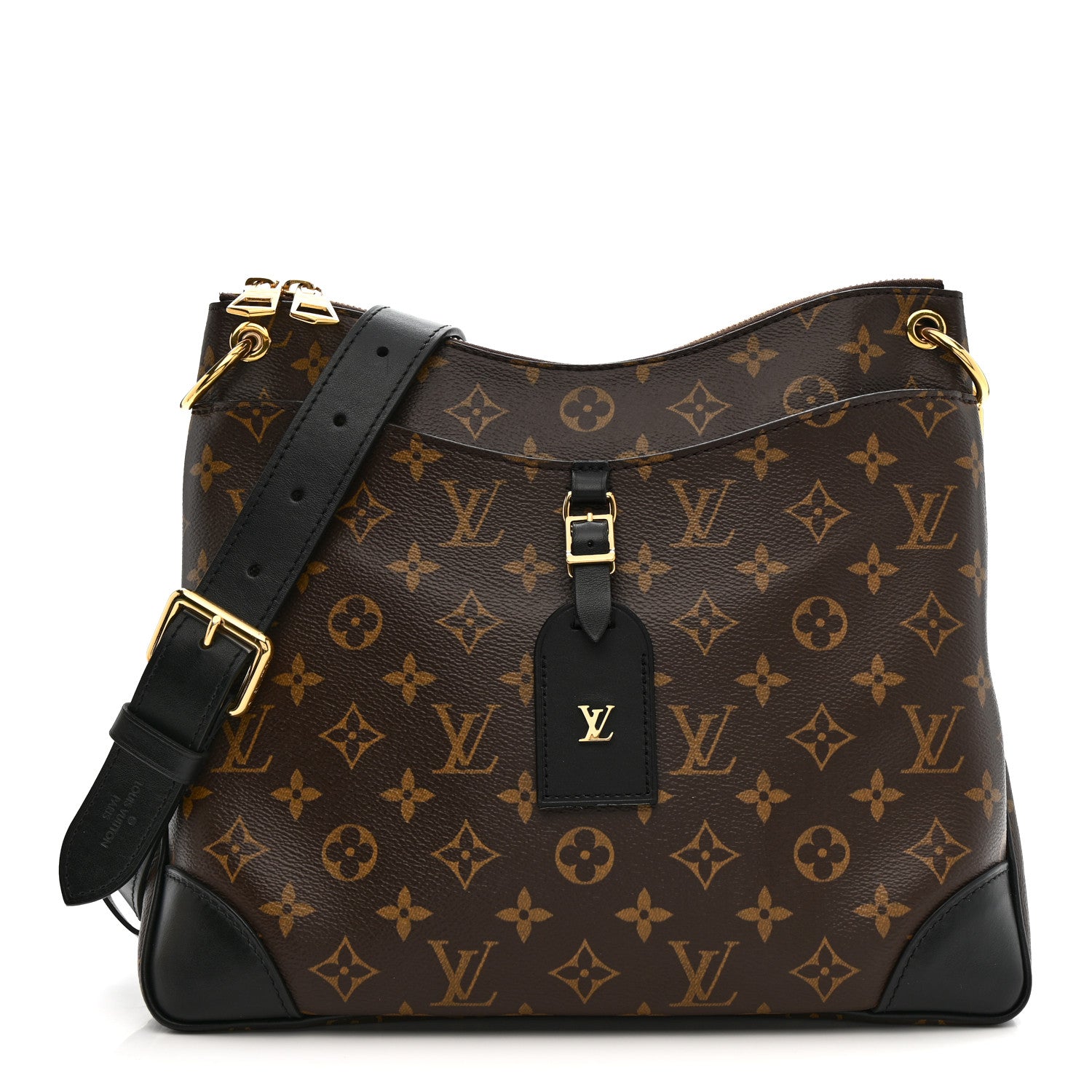 Louis Vuitton Monogram Odeon MM Black 1 of 9