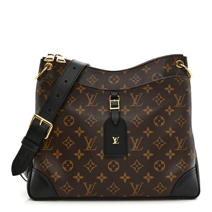 Louis Vuitton Monogram Odeon MM Black 1 of 9