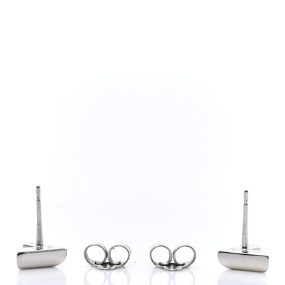 Louis Vuitton Essential V Stud Earrings Silver 3 of 5