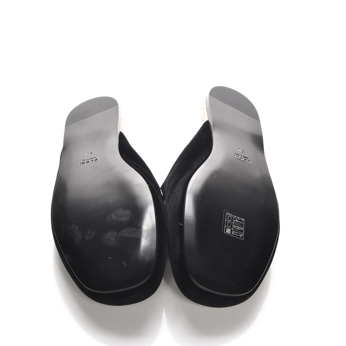 Velvet Embellished Evening Slipper 40 Black