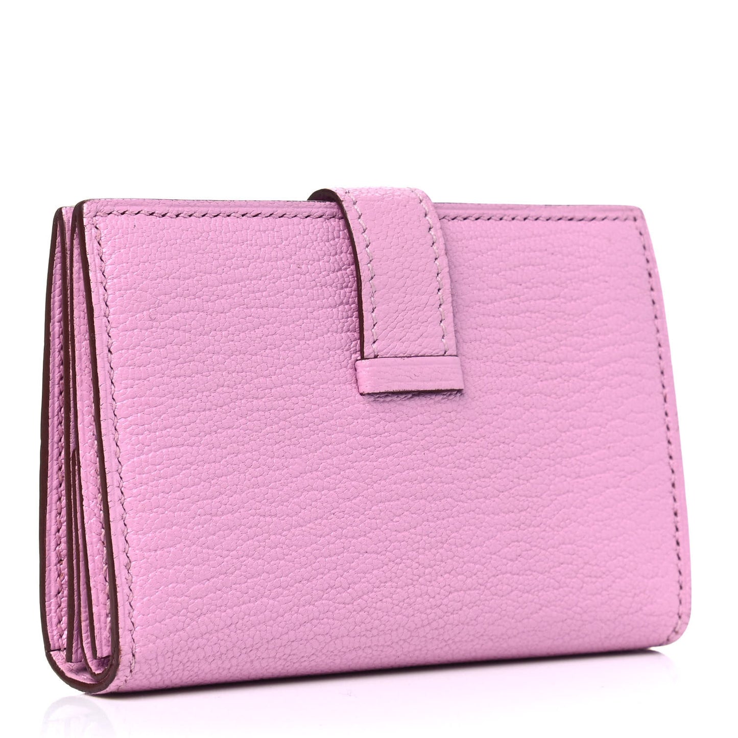 Chevre Mysore Mini Bearn Wallet Mauve Sylvestre