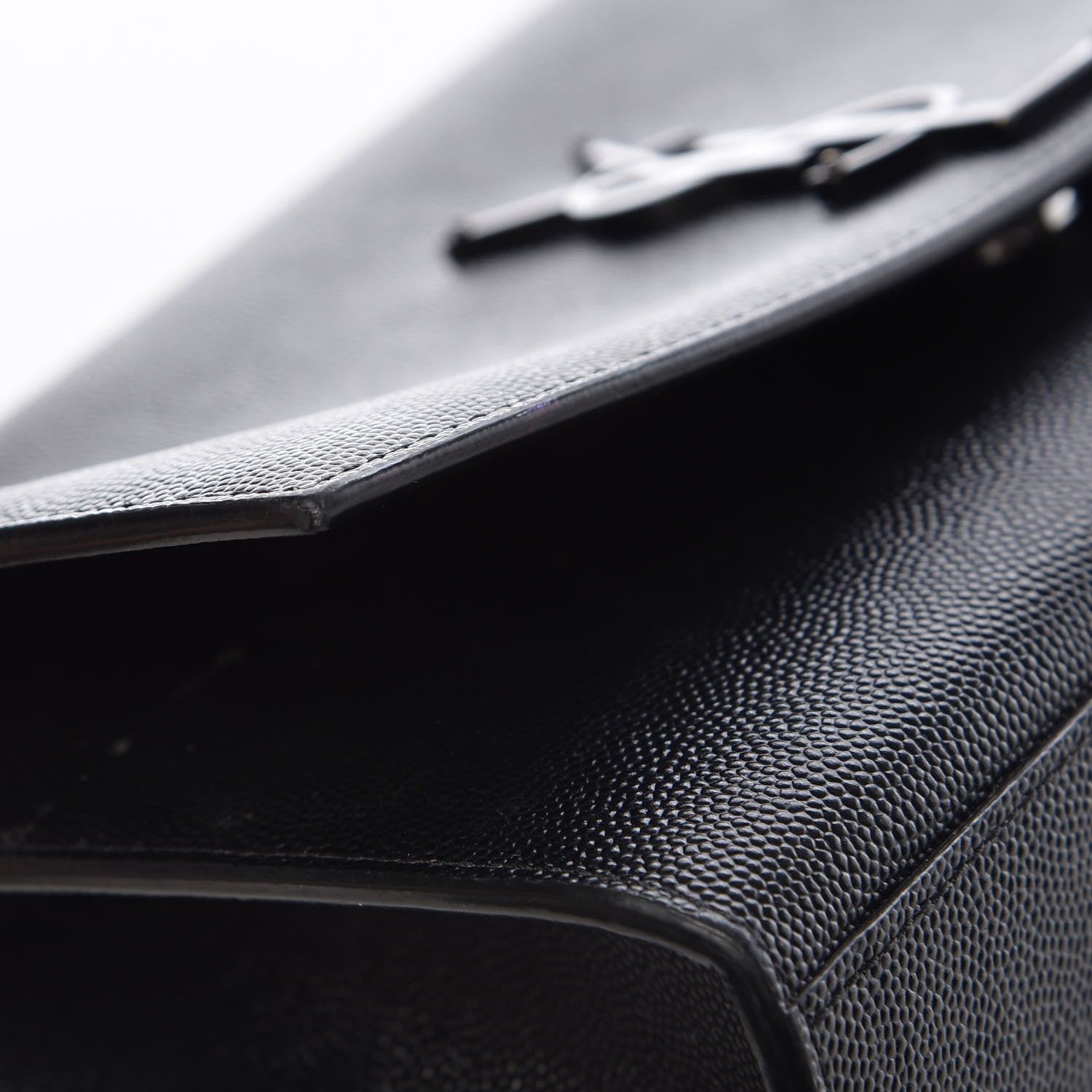 Saint Laurent Grain De Poudre Medium Classic Monogram Kate Satchel Black 9 of 11