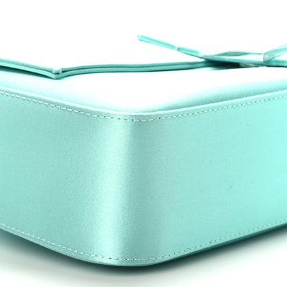 Fendi X TIFFANY Satin Nappa Silver Baguette Blue Tiffany Silver 7 of 9