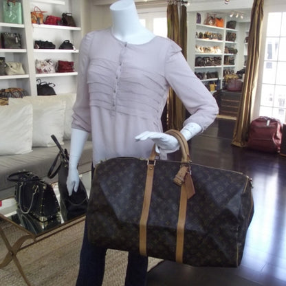 Louis Vuitton Monogram Keepall 55 2 of 9