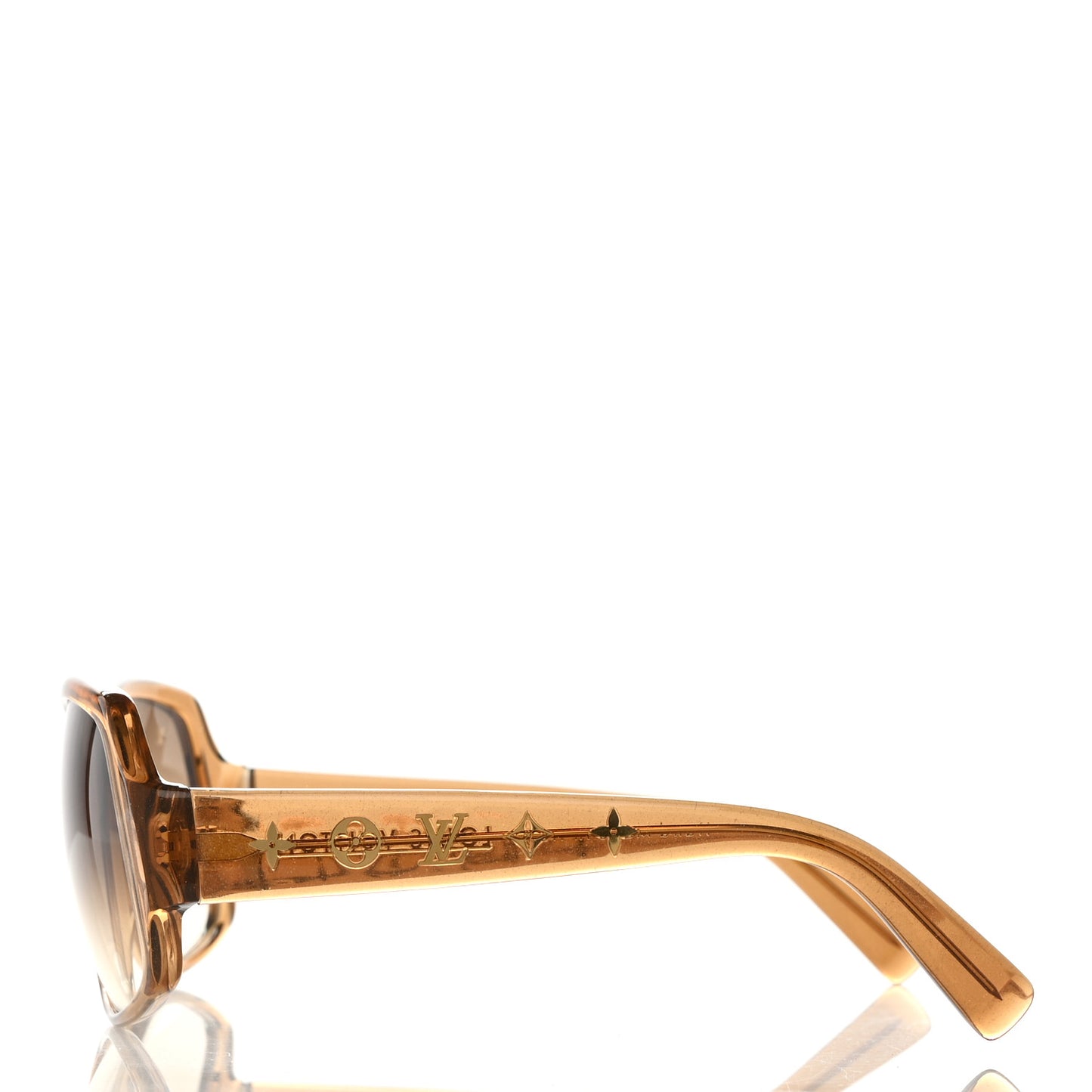 Acetate Obsession Carre Sunglasses Z0025W Glitter Honey