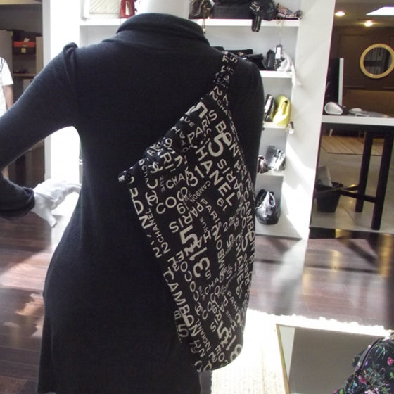 Chanel Canvas COCO Beach Bag Backpack Black 2 of 10