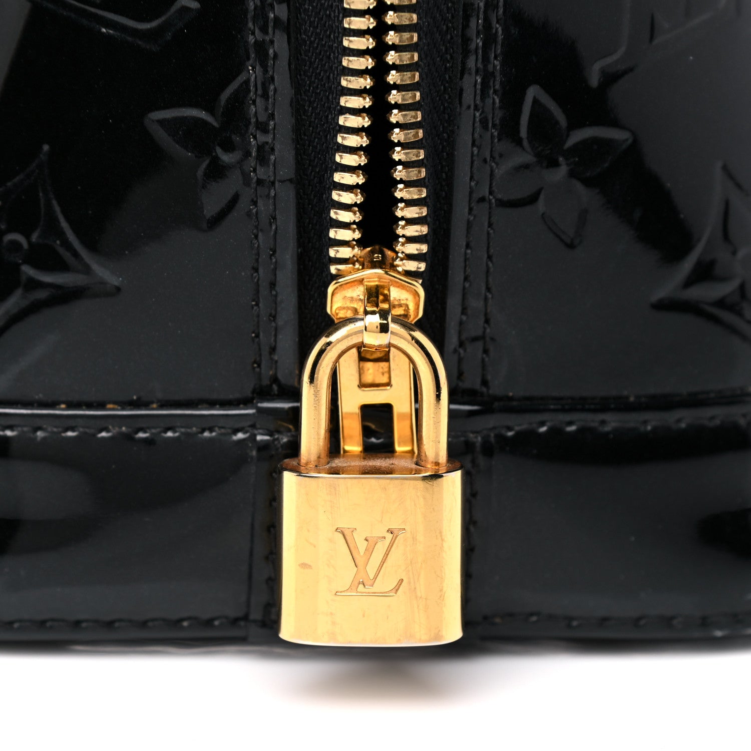 Louis Vuitton Vernis Alma PM Noir Magnetique 18 of 18