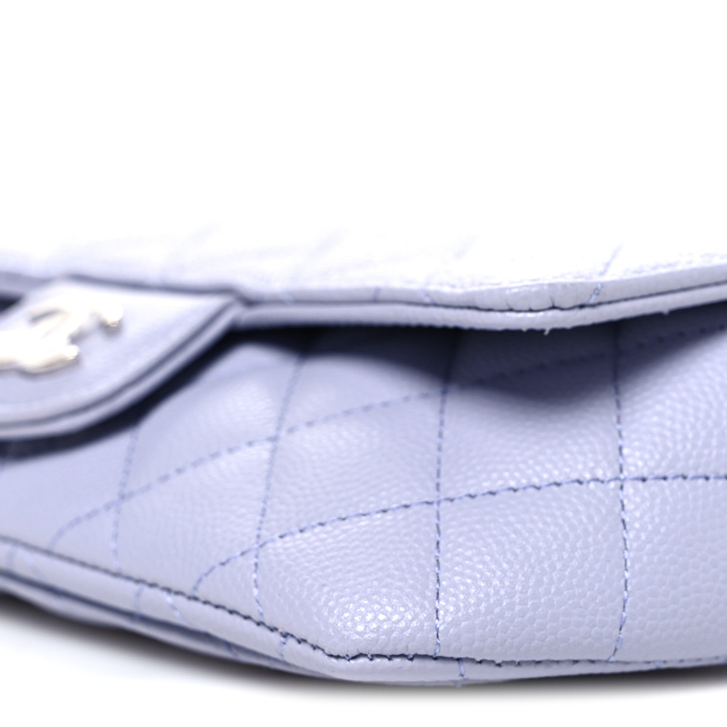 Chanel Caviar Quilted Glasses Case With Chain Light Purple 11 of 11