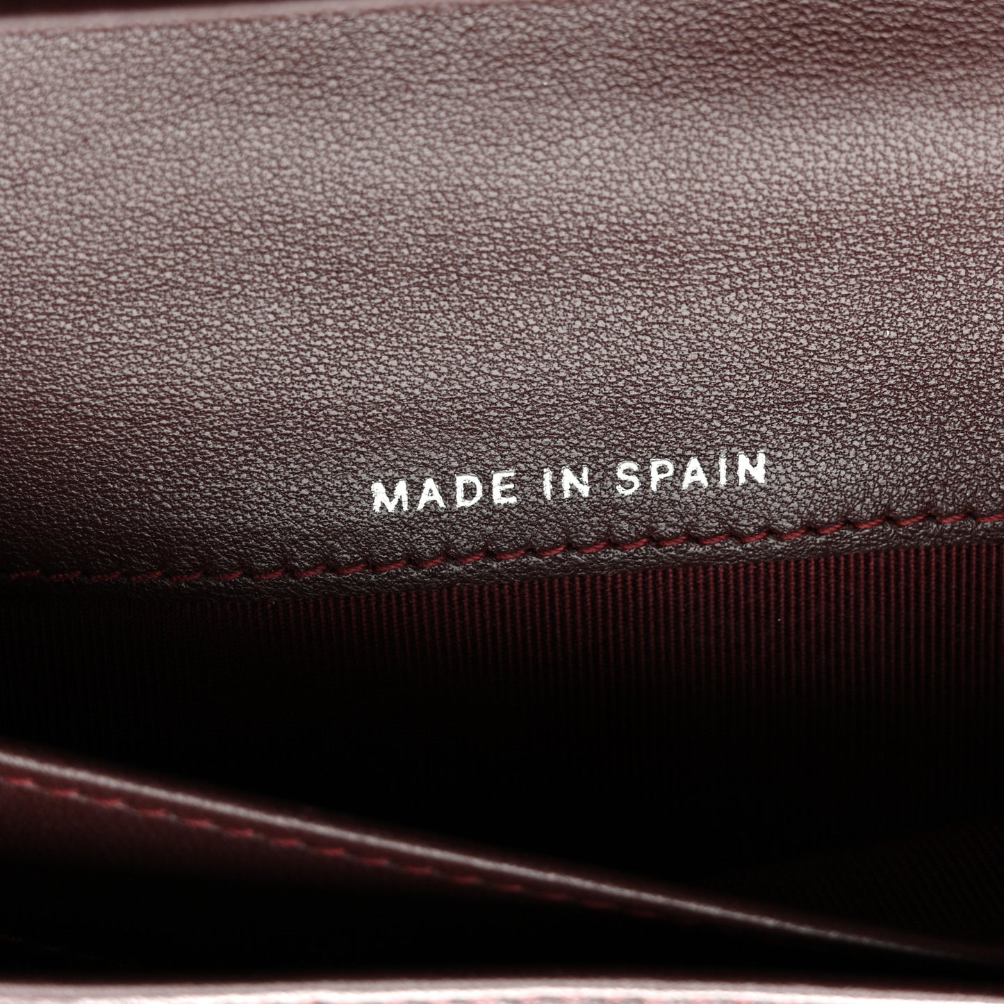 Lambskin Quilted Yen Wallet Black