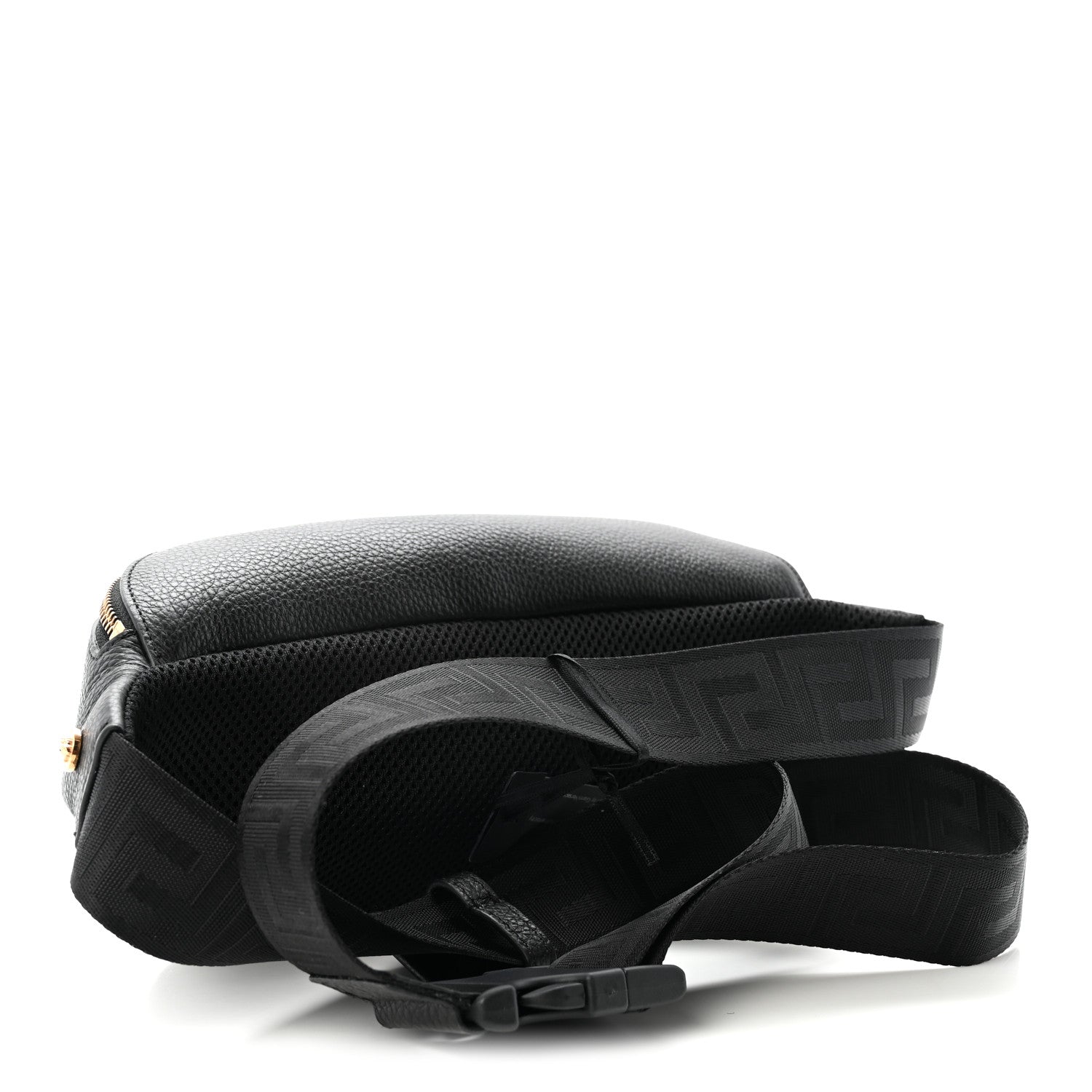 Versace Grained Calfskin Vanitas Medea Belt Bag Black 3 of 9