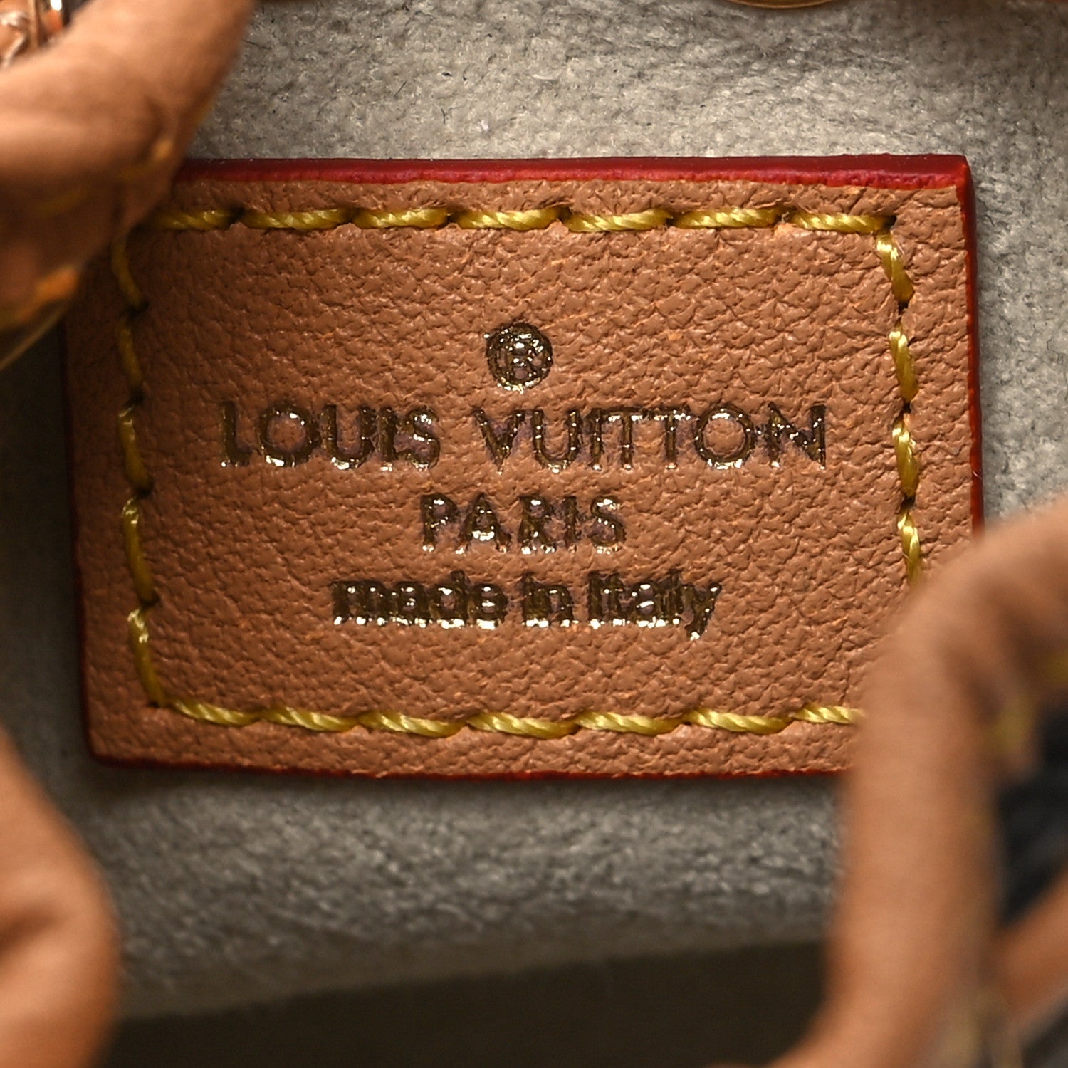 Louis Vuitton Monogram Micro Noe Bag Charm Key Ring 5 of 6