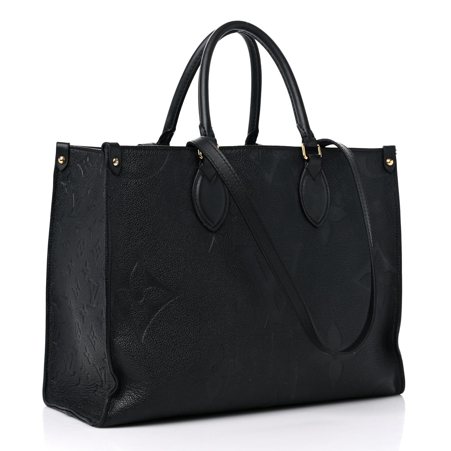 Louis Vuitton Empreinte Monogram Giant Onthego MM Black 3 of 14