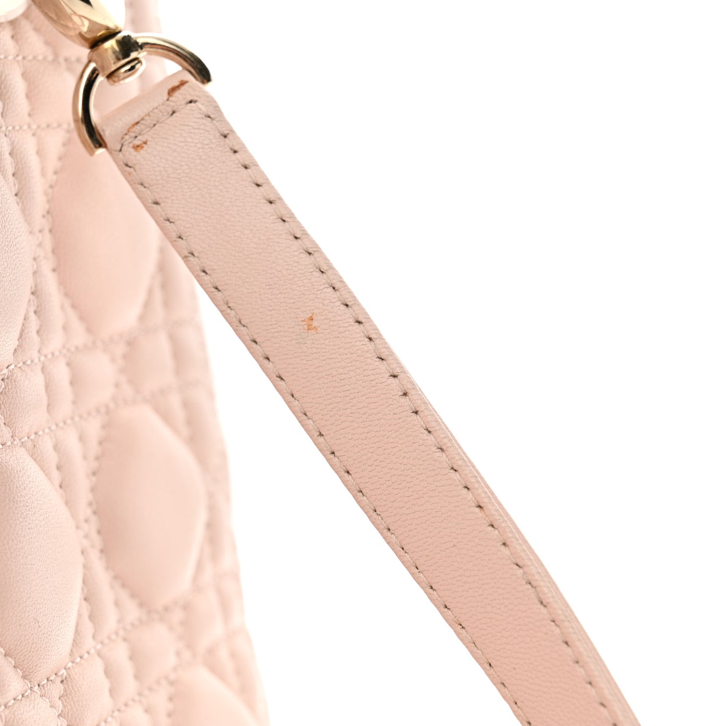 Lambskin Cannage Medium Lady Dior Light Pink
