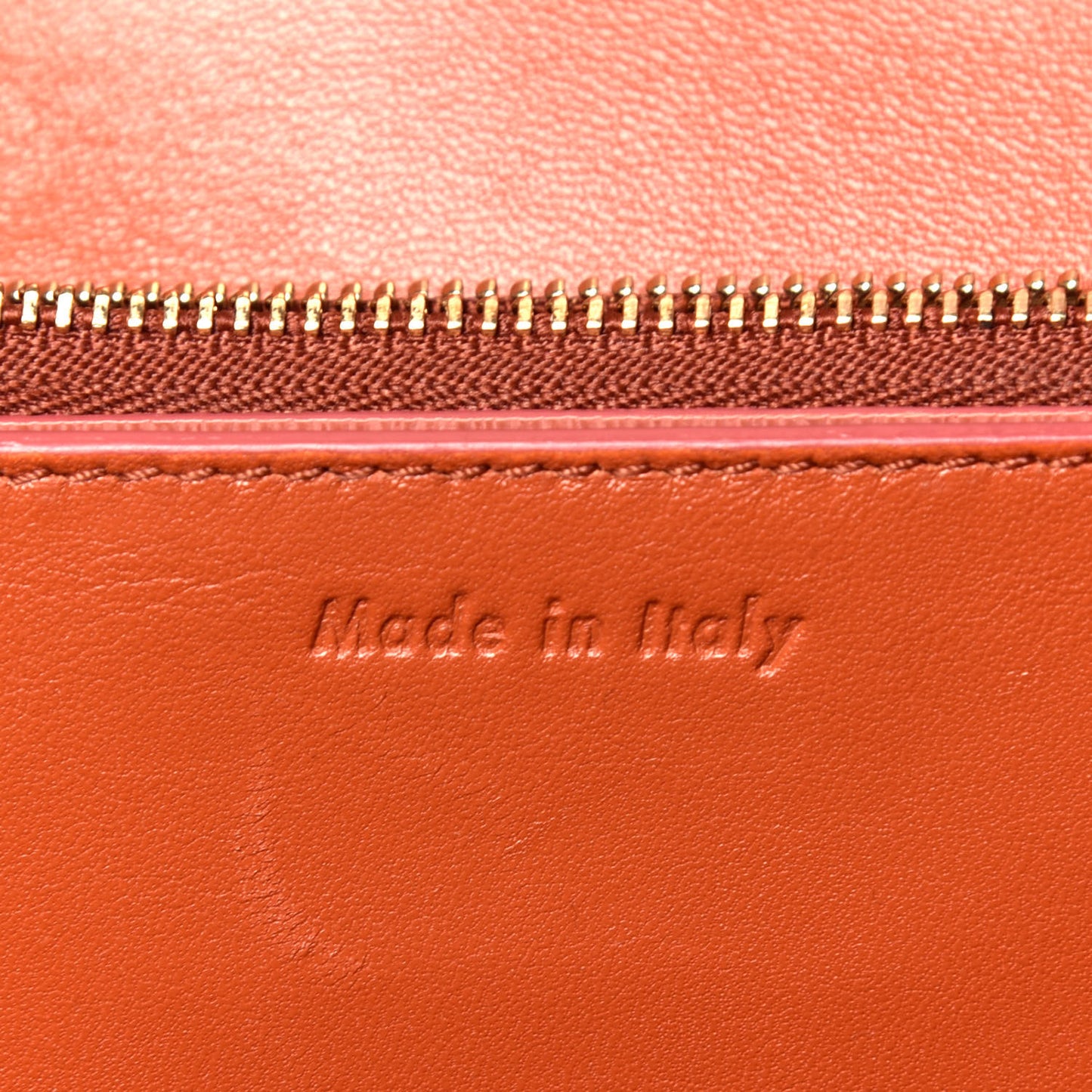 Liege Medium Classic Box Flap Bag Terracotta