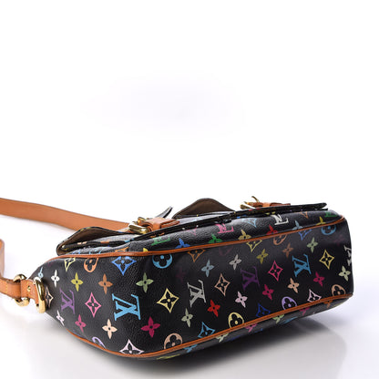 Louis Vuitton Monogram Multicolor Lodge GM Black 3 of 9