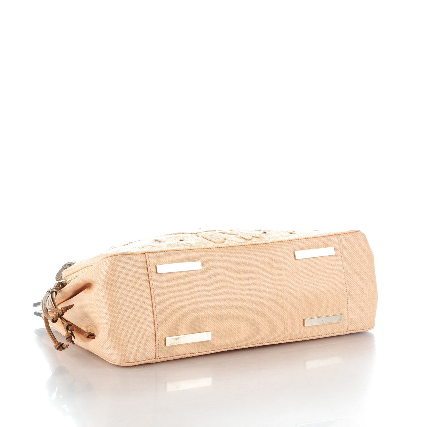 Valentino Garavani Straw Lace Demetra Satchel Natural 4 of 7